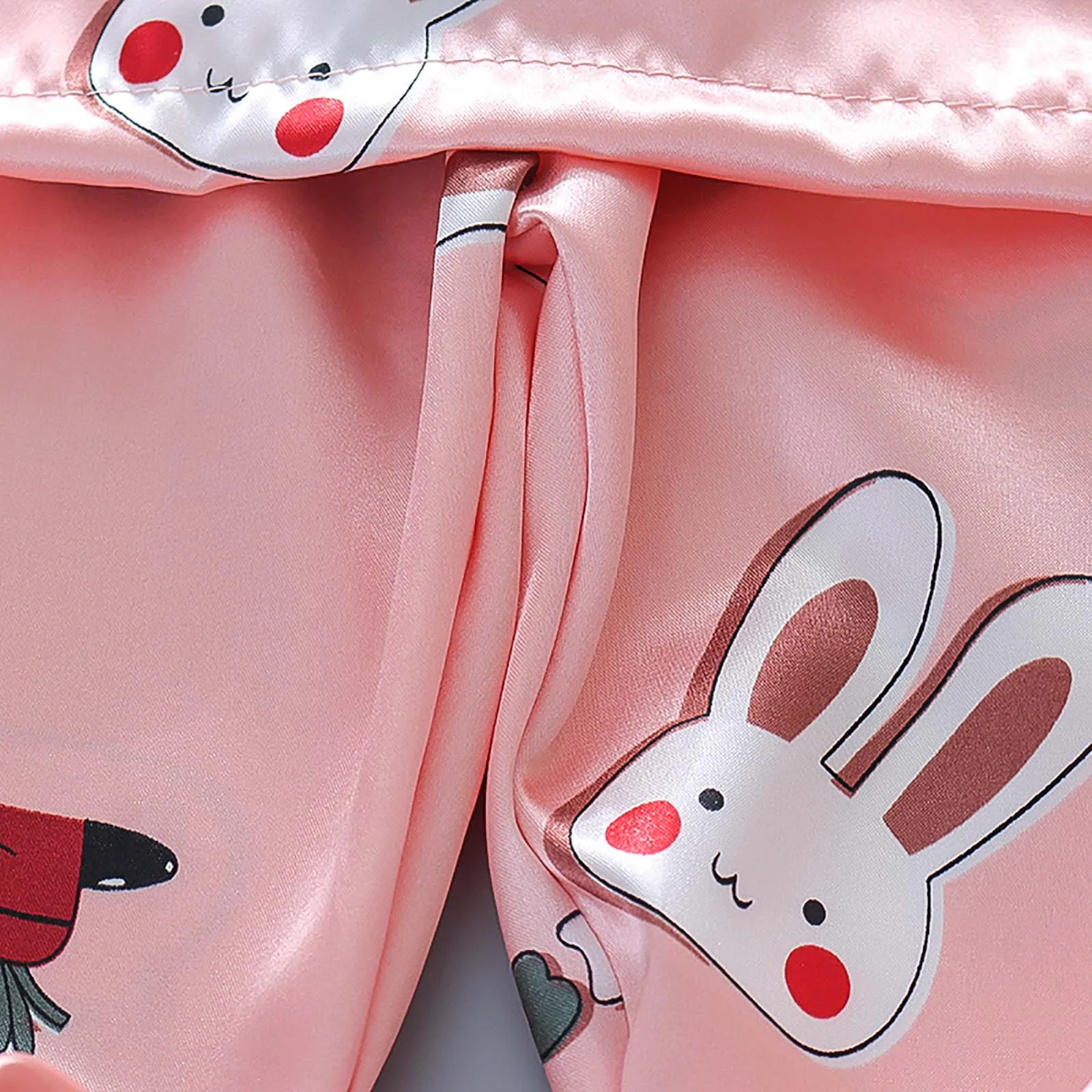 Toddler Kids Girls Boys Pajama Sets Long Sleeve Lapel Buttons Blouse Top+Pant Satin Silk Casual Homewear Sleepwear Nightwear