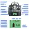 RC Fishing Bait Boat with Bag GPS Auto Return 2KG Load Bin 500M Distance Night Light 12000mah 6 Hours RC Ship Toy 6