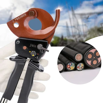 

Electrician Scissors 300mm² Spine Wheel Cable Scissors Wire Cutter Crimpper Stainless Wire Stripper Cable Cutting Crimping Tool