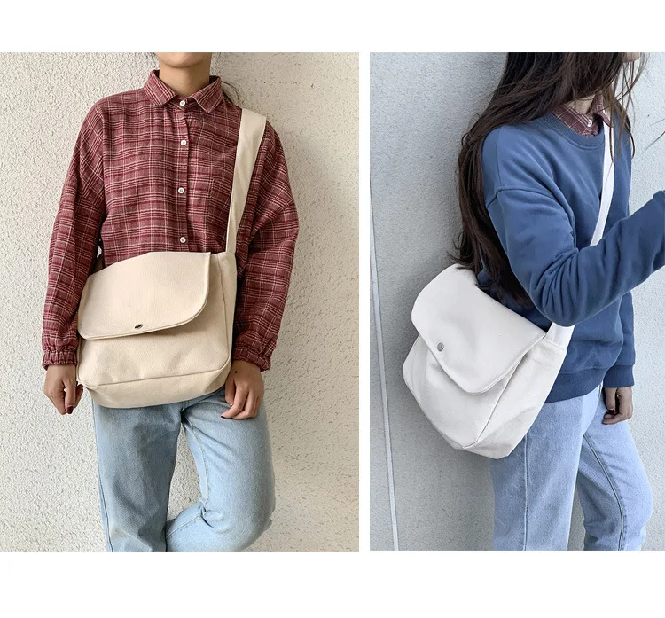 Qiaoduo Women Shoulder Bag Canvas Crossbody Bag For Girls Mobile phone bags Female Designer Handbags Bolsa Feminina Bolsos Muje