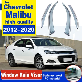 

For Chevrolet Malibu 2012-2020 Window Visor Car Rain Shield Awning Trim Cover Side Window Deflector Rain Sun Shield Accessories