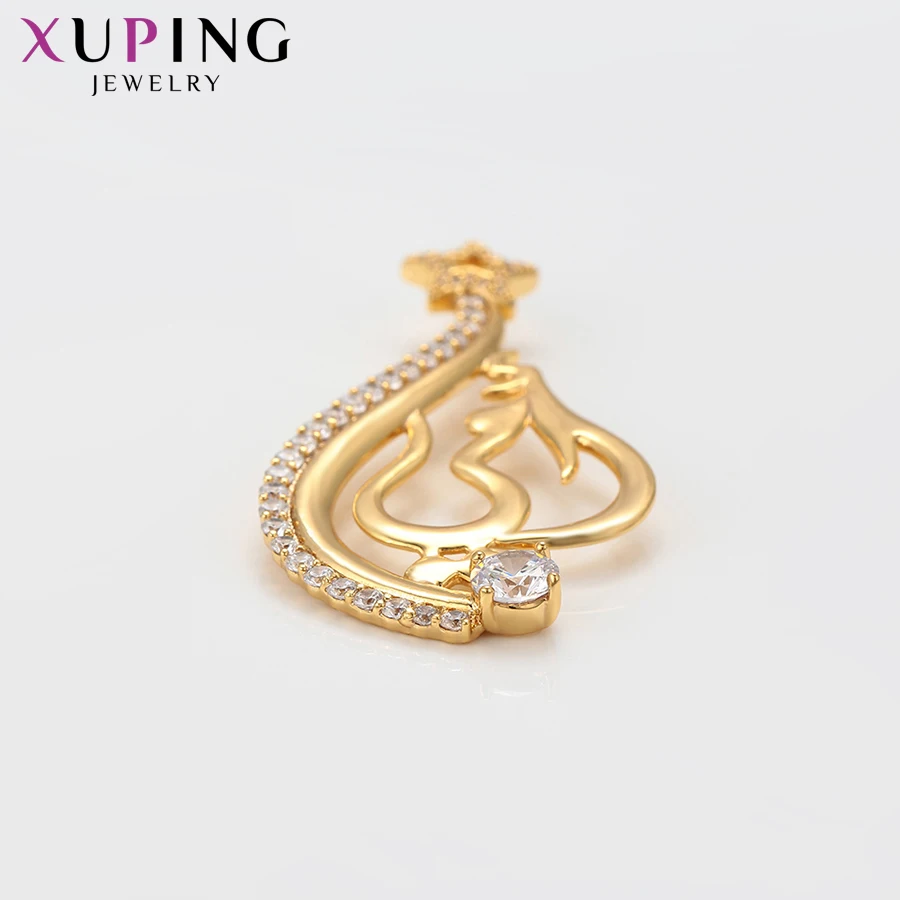 Мода Xuping винтажный кулон цвет чистого золота покрытые ювелирные изделия для женщин рождественские романтические подарки S215.5-35419