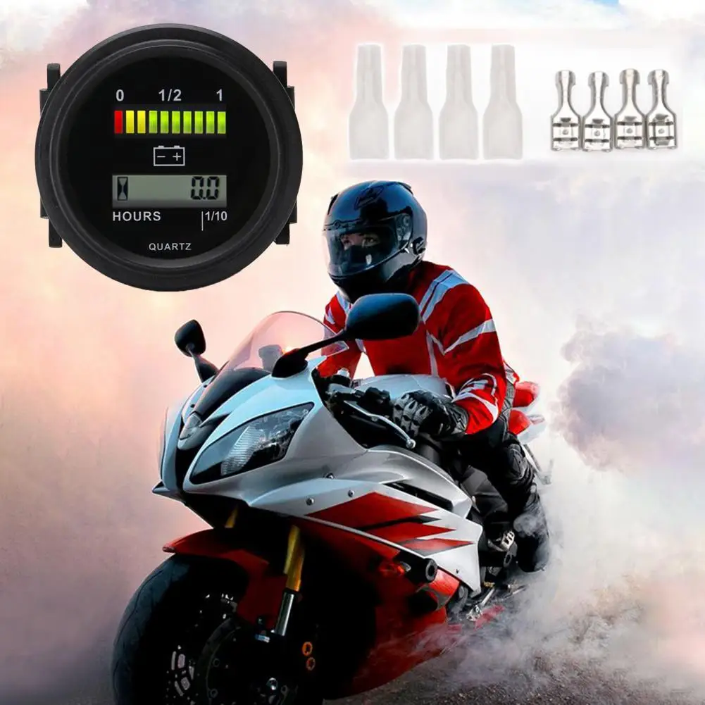 New Style Professional Speedometer Resettable Waterproof Round Digital Hour Meter for Motorcycle Accessories Supplies Goods | Автомобили и