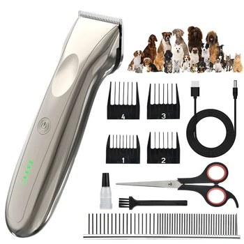 

USB Rechargeable Pet Hair Trimmer Professional Pet Dog Hair Trimmer Cutter Grooming Tools Haircut Shaver Machine