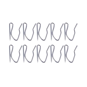 

10pcs Curtain Drapery Pin Hooks - Silvery