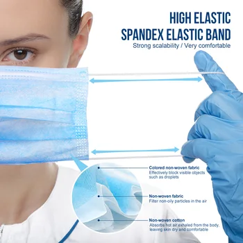 

50-500 Pcs Disposable Face Mask Industrial 3Ply Ear Loop Reusable Mouth Cover Fashion Fabric Masks face cover mascarilla new