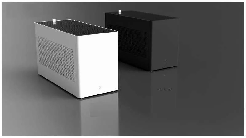 ITX Mini Case Chassis S1 A4 SFX Power Supply 240 Water-Cooled Acrylic Side Through (With PCIE 3.0 Extension Cable)