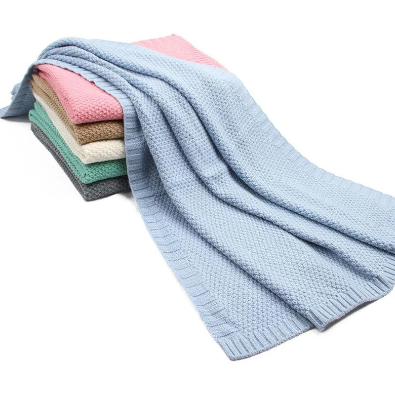 0,8*1 м детское одеяло вязаное Пеленальное Одеяло для новорожденных мягкое одеяло для малышей