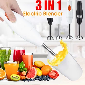 

Handheld Electric Food Blender Mixer Detachable Egg Beater Meat Grinder Ice Chopper Whisk Cup Fruit Vegetable Juicer 3 In 1