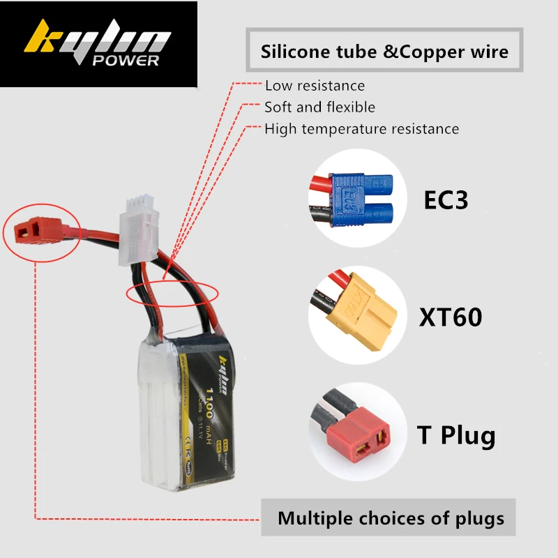 Lipo батарея 3S 11 1 V 1100mAH 25C/50C Максимальная большая емкость RC дроны самолет высокая