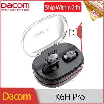 

Dacom K6H Pro TWS Bluetooth Earphones Wireless Stereo Earbuds Hide The USB Charging Cable Long Standby Both Chinese and English