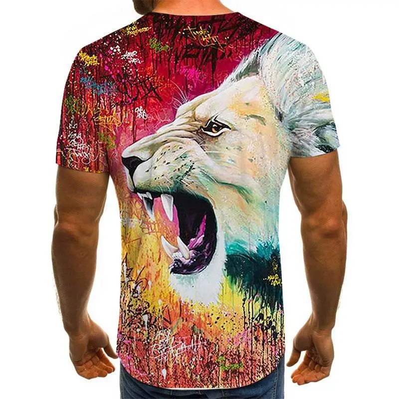 2021 summer new style 3D printing birds men's and women's casual T-shirt fashion trend young handsome T-shirt top 2021 summer new style 3D printing birds men's and women's casual T-shirt fashion trend young handsome T-shirt top