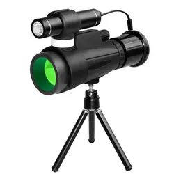 12X50 монокулярный телескоп высокой мощности Призма Монокуляр, инфракрасный Монокуляр для уличной поездки ночной Watcing