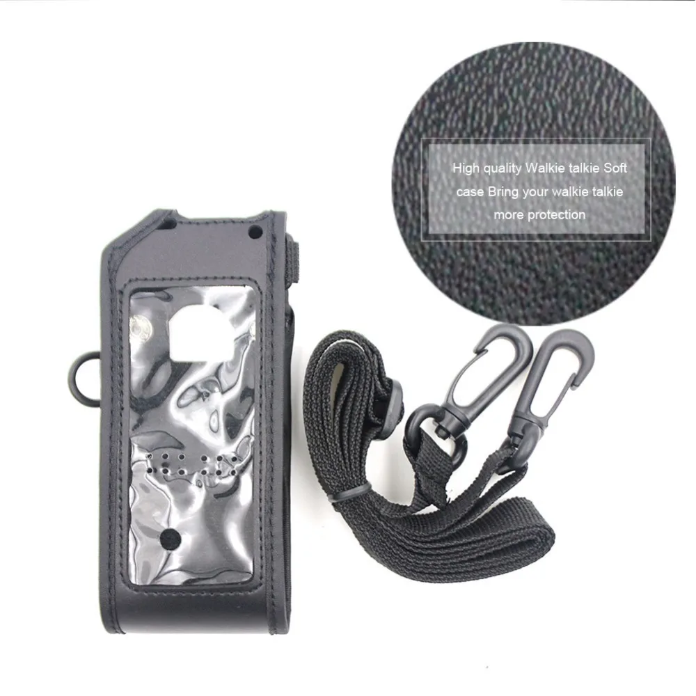 Soft Leather Bags fit for AT-D878UV AT-D878UVPLUS Walkie Talkie Radio Silicon So