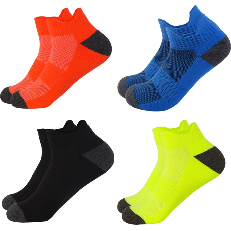 

Women Sport Running Socks Men Outdoor Athletic Fitness Training Marathon Low Cut Sock Cushion Breathable Compression Short Socks