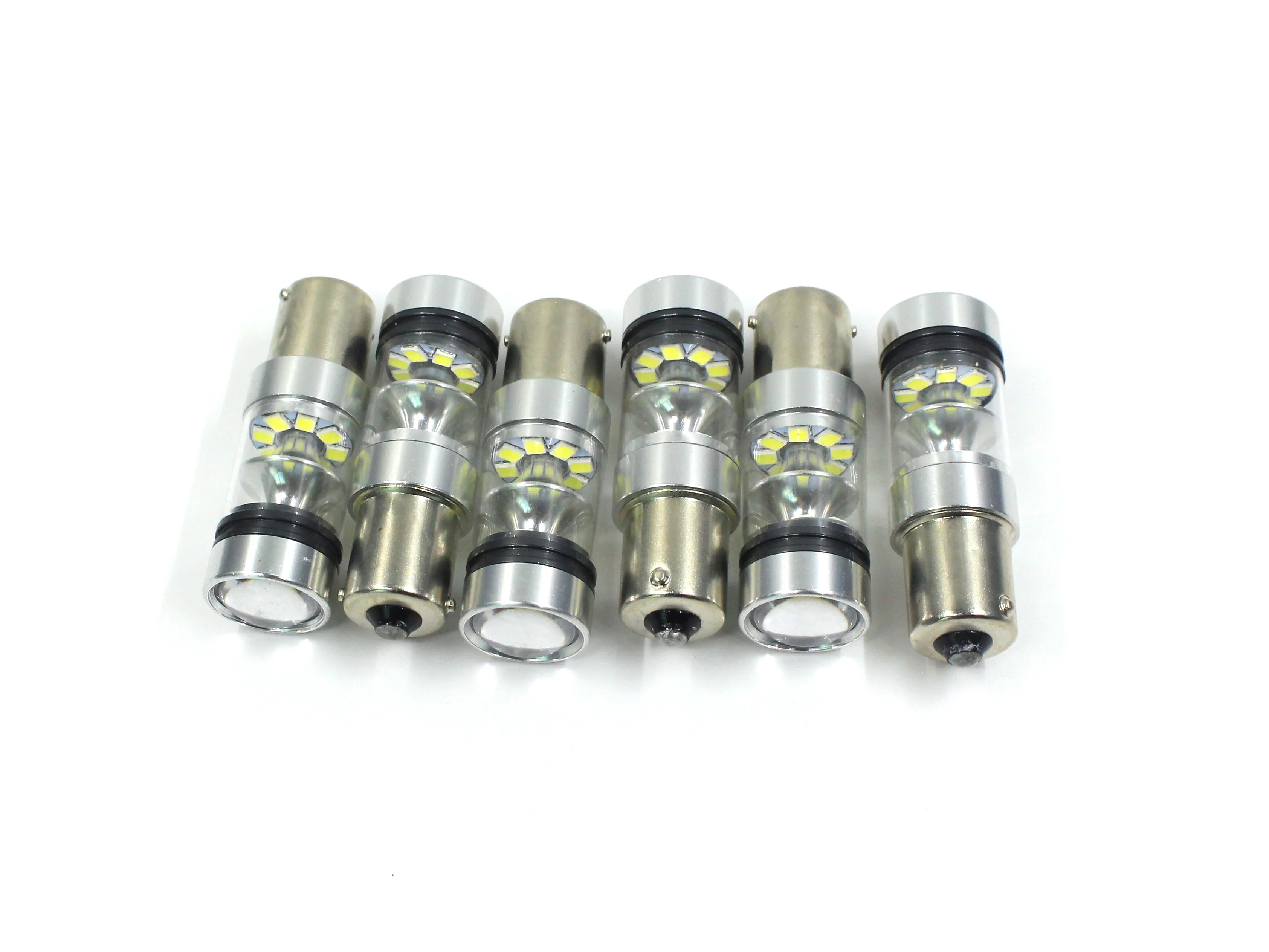 2X высокомощный светодиодный автомобильный светильник 1156 100W 20SMD Фары заднего хода Поворотная сигнальная лампа 12V 6500K белый авто светодиодный лампы