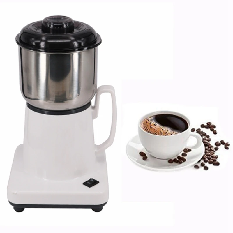 Electric Stainless Steel Coffee Grinder Coffee Miller Milling Machine Household Coffee Grinder Small Milling Machine Eu Plug