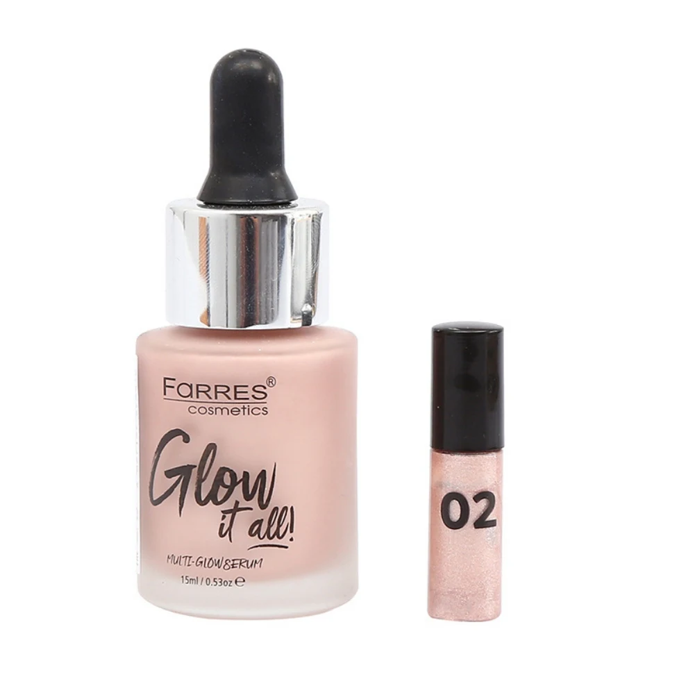 7 Colors Shimmer Highlighter Moisturzing Concealer Bronzer Brighten Liquid Highlighter Women Facial Countour Makeup