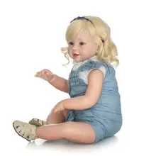 28 дюймов Реалистичная кукла-реборн для малышей, как один год, рождественские подарки, силиконовые куклы-реборн