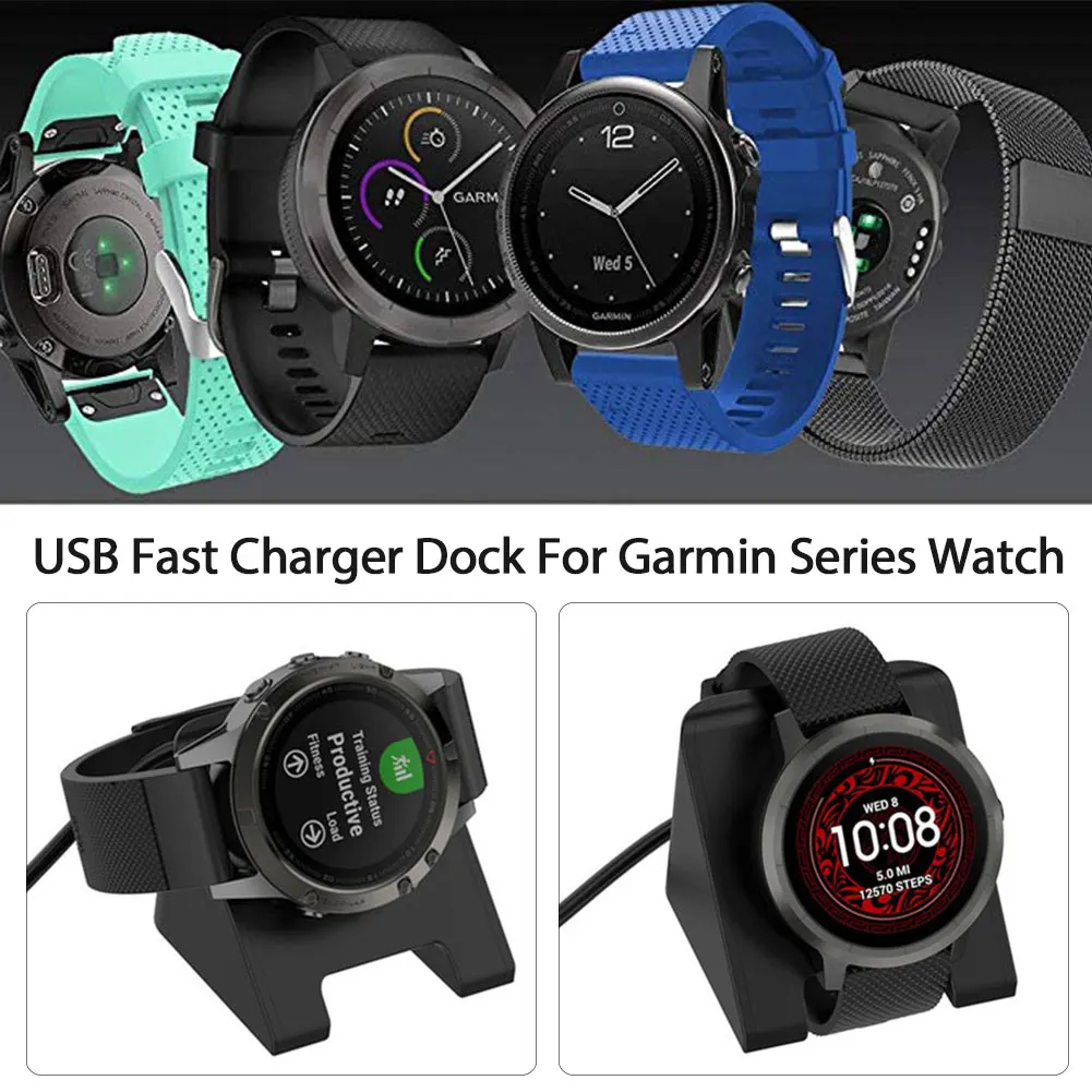 Зарядный кабель для Garmin ДЛЯ Fenix 5 5S 5X Forerunner 935 Quatix Sapphire Vivoactive 3 Vivosport D2 Tony touch