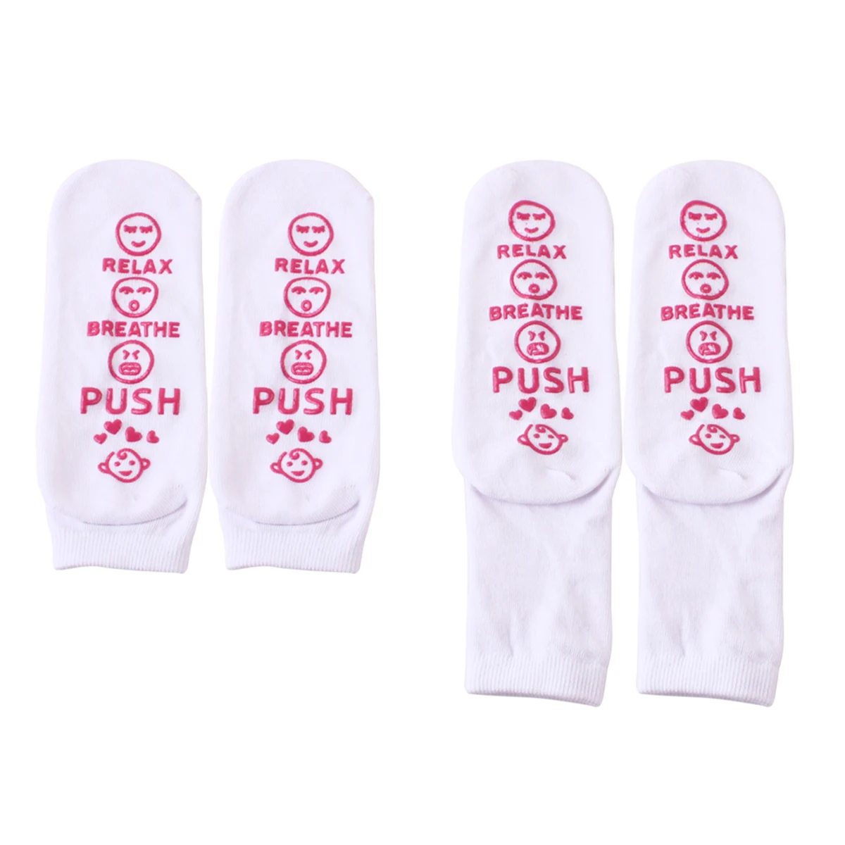 Mother-to-be Non-slip Socks RELAX BREATHE PUSH Socks wedding mother of the bride maid of honor socks birthday gifts