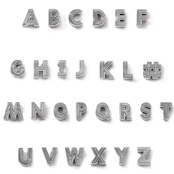 

New 100% 925 Sterling Silver Lhand-finished etter Reflexions Clip Charms Fashion Personality DIY Beads of Bracelet