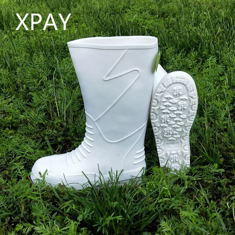 Eva Wit Regen Laarzen Mannen Hoge Buis 35 Cm Licht Rubberlaarzen Zuur En  Alkali Bestendig Pak Voedsel Productie Chemische Labs vissen| | - AliExpress