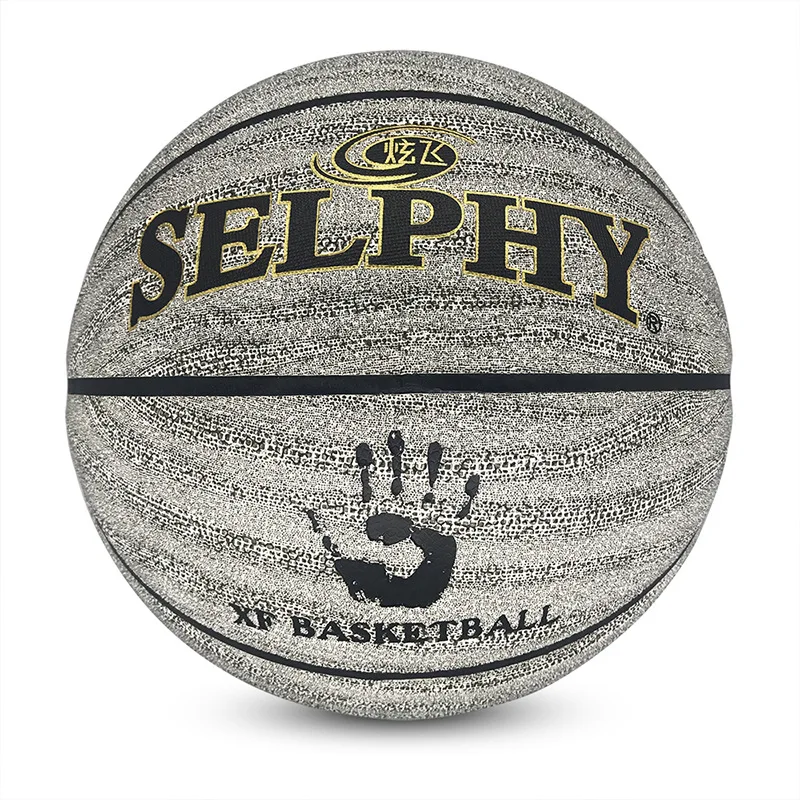 Selphy Баскетбол 701 Для мужчин и Для женщин Взрослый № 7 обучение игре, из мягкой Pu искусственной кожи, износостойкая прочная Стандартный мяч