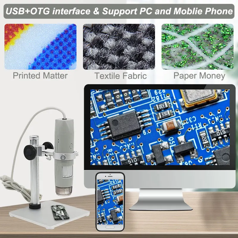 500X цифровой микроскоп 5.0MP USB электронный Цифровая видеокамера поляризационный