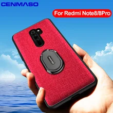 Противоударный чехол для Red mi Note 8 Pro 8T чехол для Xiao mi Red mi Note 7 8 для mi Note 10 Pro магнитный автомобильный держатель с кольцом тканевый чехол
