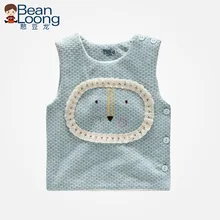 Handoulong, чистый хлопок, толстый стеганый регулируемый по бокам детский жилет для мужчин и женщин, Детский Теплый жилет, весна-осень-зима