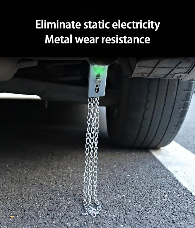 1PcCarMetalAntistaticBeltElectrostaticEliminationReleaseDrag