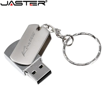 

JASTER free custom logo Portable mini Metal usb flash drive Pendrive 128GB 64GB 32GB 16GB 4GB pen drive flash USB memory stick