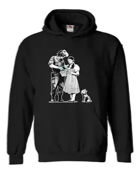 

FELPA UOMO CON DONNA POLIZIOTTO BANKSY LM25