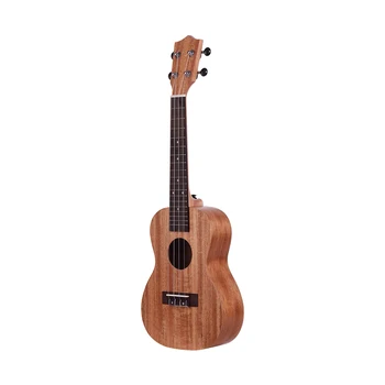 

24 Inch Detachable Acoustic Ukulele Ukelele Uke Mahogany Wood Body Okoume Ukulele Neck Close-type String Pegs
