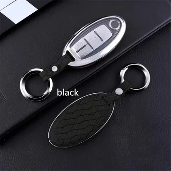 

Key Cover Shell Case Holder Key Case Galvanized Alloy for Nissan 3/4/5 button Sylphy Teana Tiida X-Trail Tidda Livida Qashqai