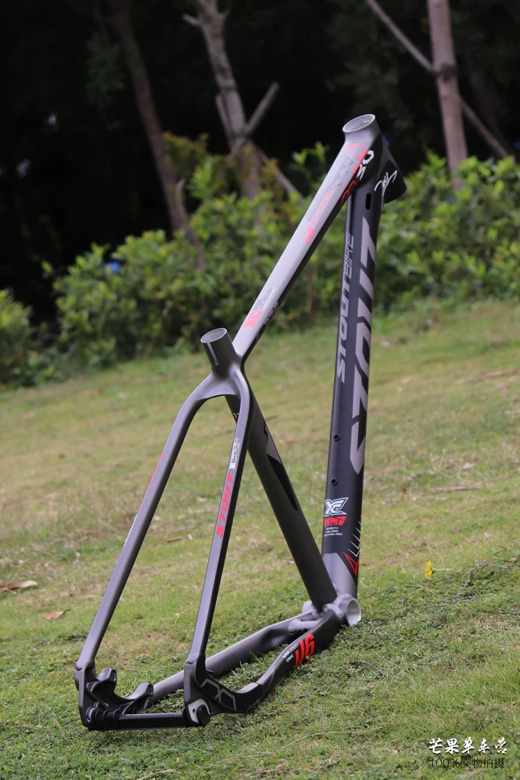 Top Free shipping 27.5er Scandium Alloy Inner Wiring of Bicycle Frame 17 inch16 inch 1.7kg 1.8kg Ultra-light and ultra-hard XC FR 4