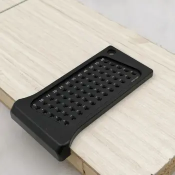 

OOTDTY Precision Measuring Ruler Woodworking Positioning Metric Measure Tool Scriber