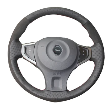 

Braid on the Steering Wheel Cover for Renault Koleos 2009-2014 Samsung QM5 Tampa do volante do carro