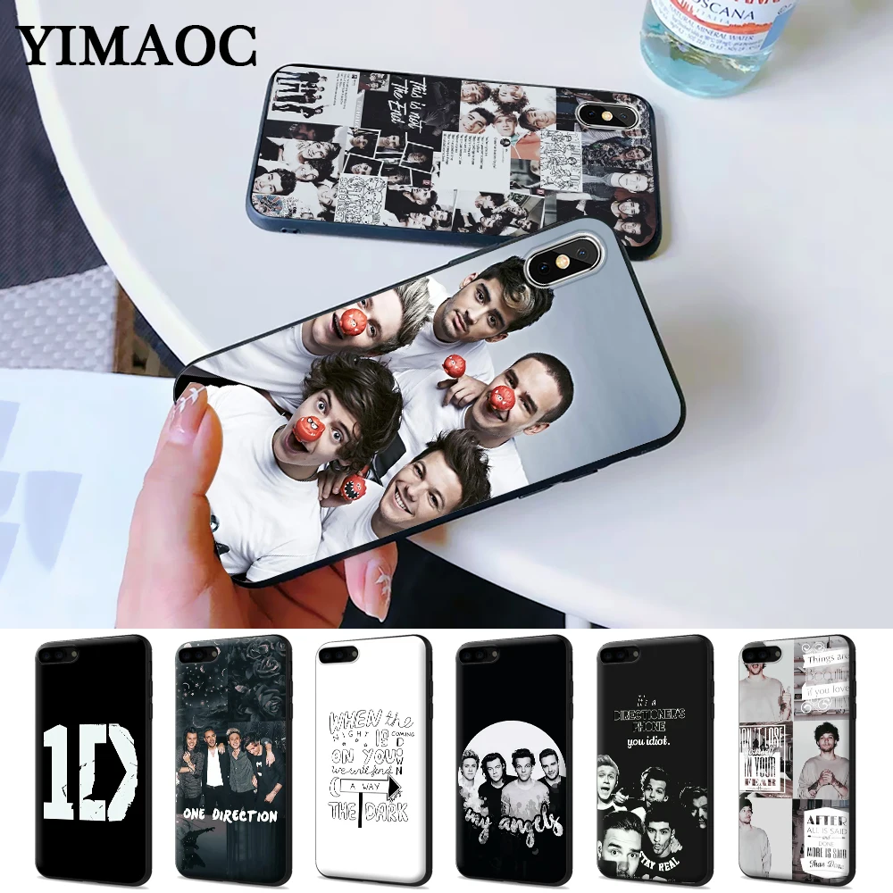 

One Direction High-end Protector Silicone Case for iPhone 5 5S 6 6S Plus 7 8 X XS Max XR