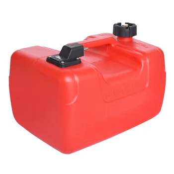 

12L Plastic Outboard Portable Corrosion Resistant Boat Anti Static Container Gas Fuel Tank Red Accessories Oil Box Marine