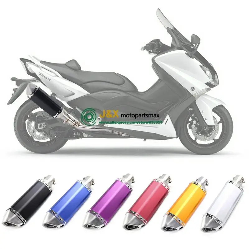 Tmax530 tamx500 мотоцикл глушитель полная система слипоны для Yamaha Tmax 500 530 YP500 2008- с выхлопом