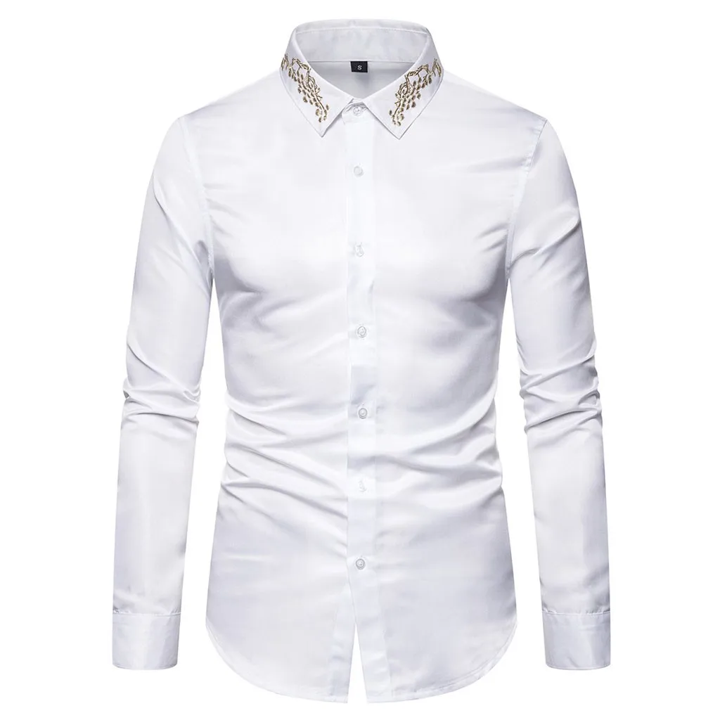 Модный бренд Camisa Masculina, рубашка с длинным рукавом для мужчин, Корейская приталенная дизайнерская официальная повседневная мужская рубашка, размер 8,7
