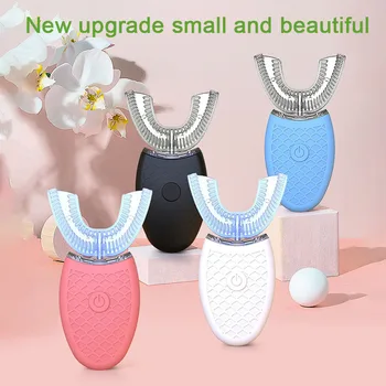 

360 Degrees Intelligent Automatic Sonic Electric Toothbrush Toothpaste holder U Type Charging