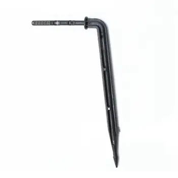 

100 Pcs 3 / 5mm Curved Hose Connector Into The Ground Irrigation Drip Irrigation Equipment For Agricultural Planting Flowers