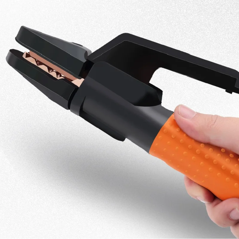 Professional Twist Welding Electrode Holder Electrode Clamp 500A Forged Copper Tooth CE Welding Clamp