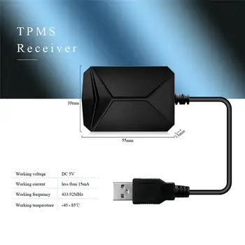 

Onever 2 Styles USB Android TPMS Tire Pressure Monitor Android Navigation Tire Pressure Tools Kit Monitoring Alarm System