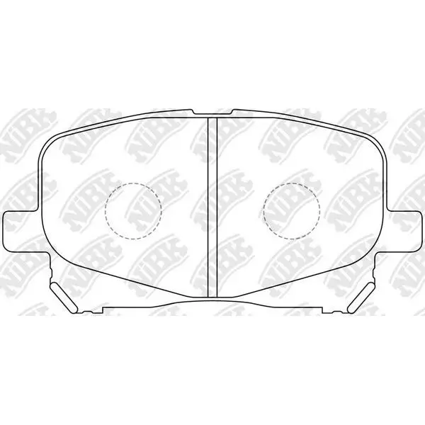 Колодки тормозные TOYOTA CAMRY/PREVIA 2.2-3.0 96-/LEXUS RX300 00