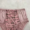 New Sexy Underwear Men Briefs Elasticity Silky  Soft Letter Pattern Glossy Gay Mens Underwear 2