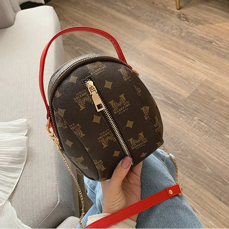 

Women's Shoulder Bag 2019 New Style Korean-style Fashion Shoulder Bag Versatile Printed Handbag Mini Mobile Phone WOMEN'S Bag